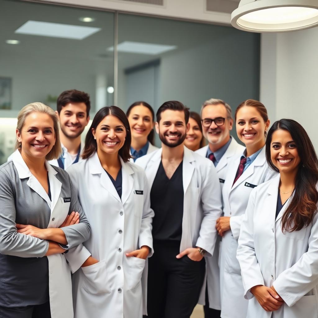 Equipe da clínica Sorriso Ideal